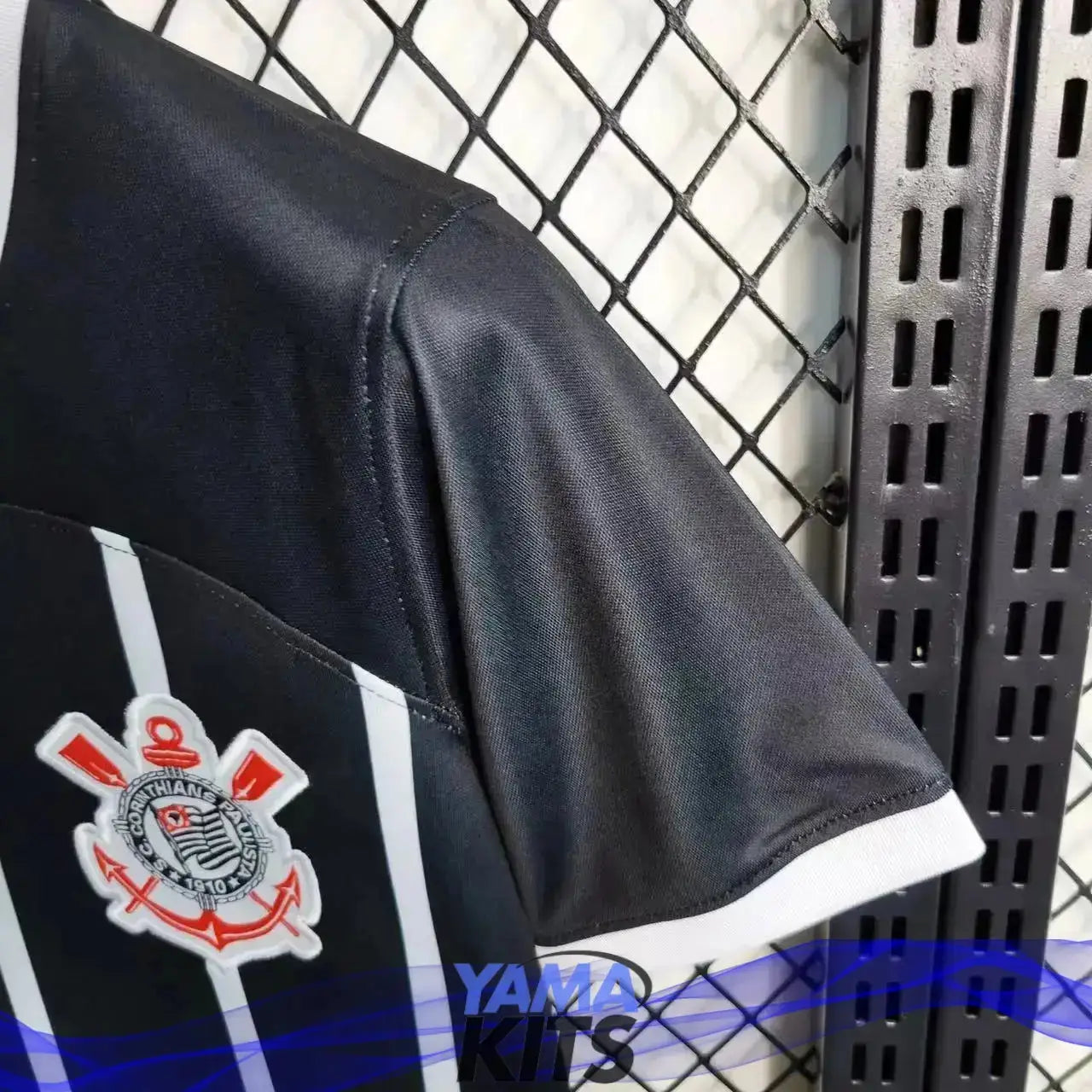 Maillot Femme Corinthians Extérieur "Noir" 2023/2024 YamaKits Foot