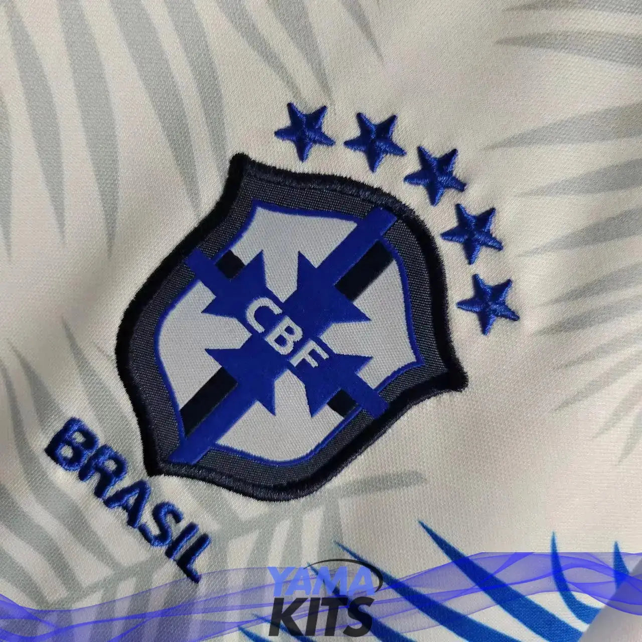 Maillot Femme du Brésil Concept « feuilles bleues » - YamaKits
