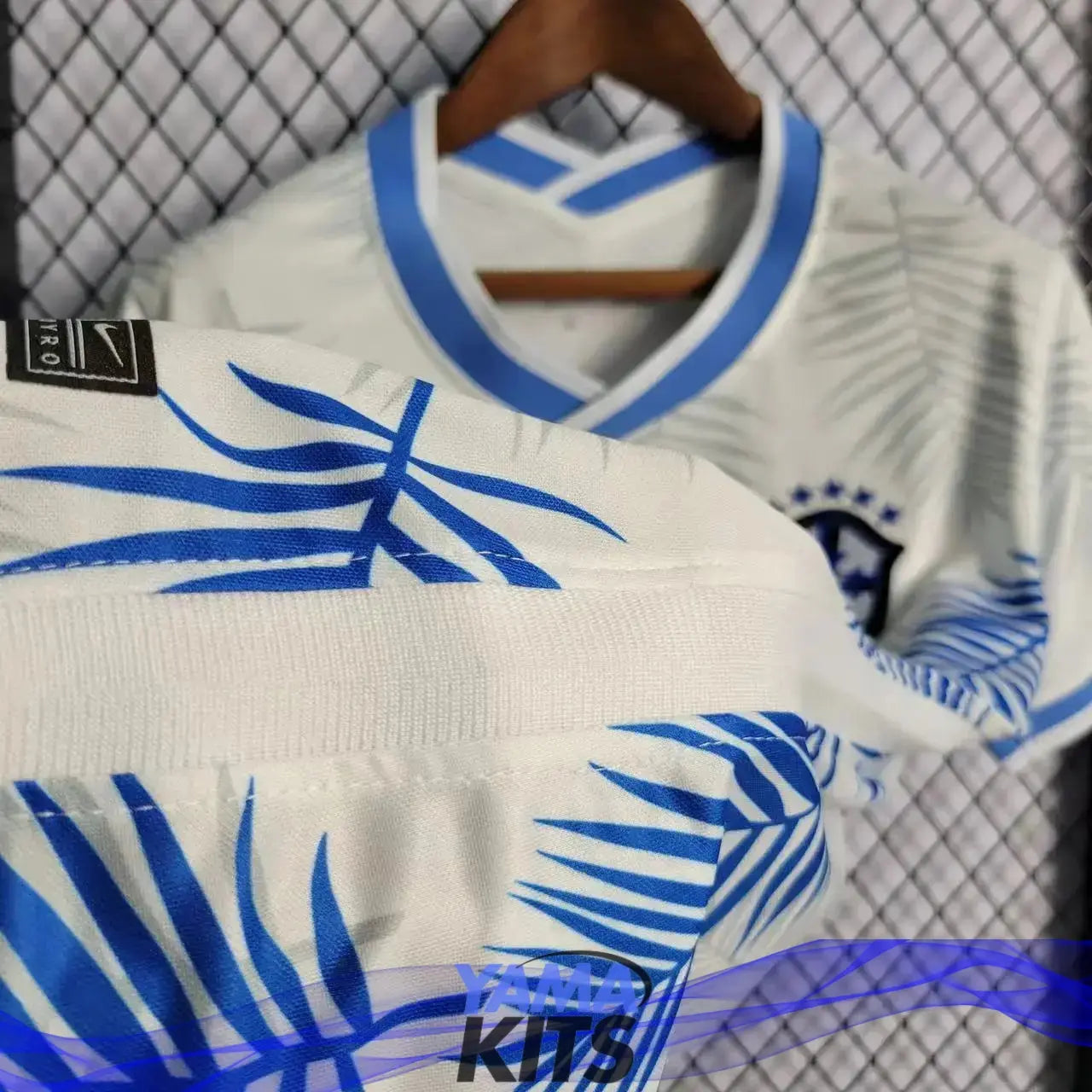 Maillot Femme du Brésil Concept « feuilles bleues » - YamaKits