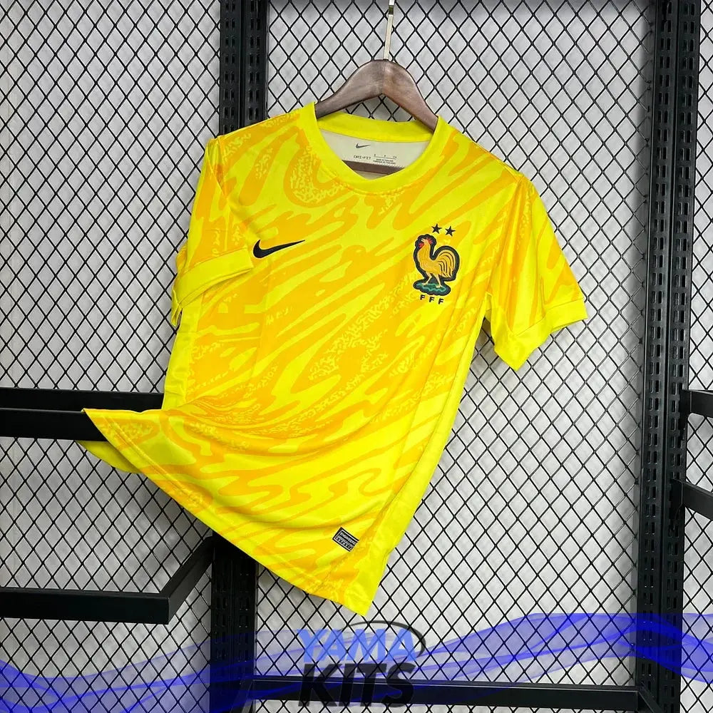 Maillot Gardien France Jaune 2024-2025 YamaKits Foot