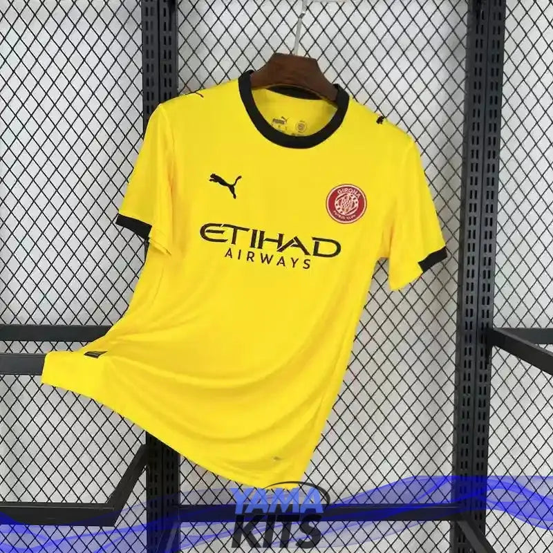 Maillot Gérone extérieur "jaune" 2025/2026 YamaKits Foot