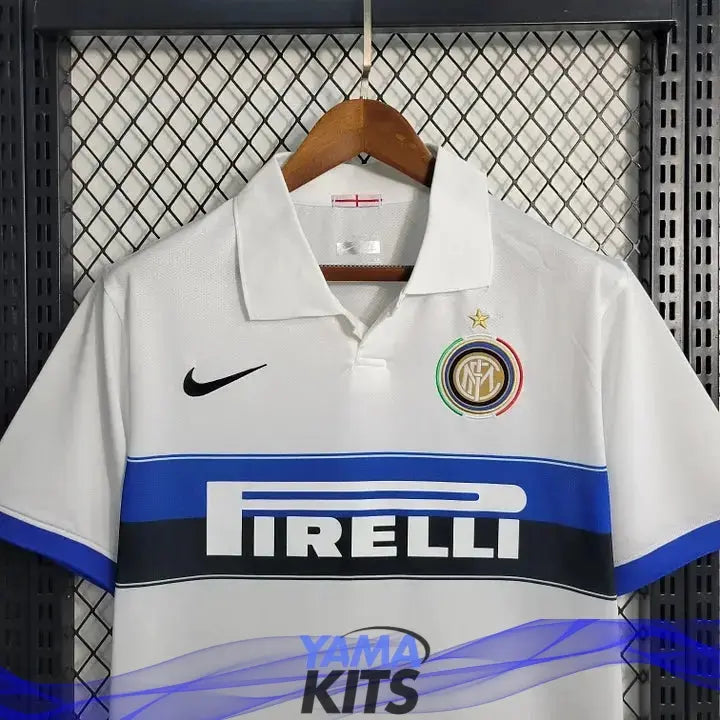 Maillot Inter milan Retro extérieur "Blanc" 2009/2010 YamaKits Foot