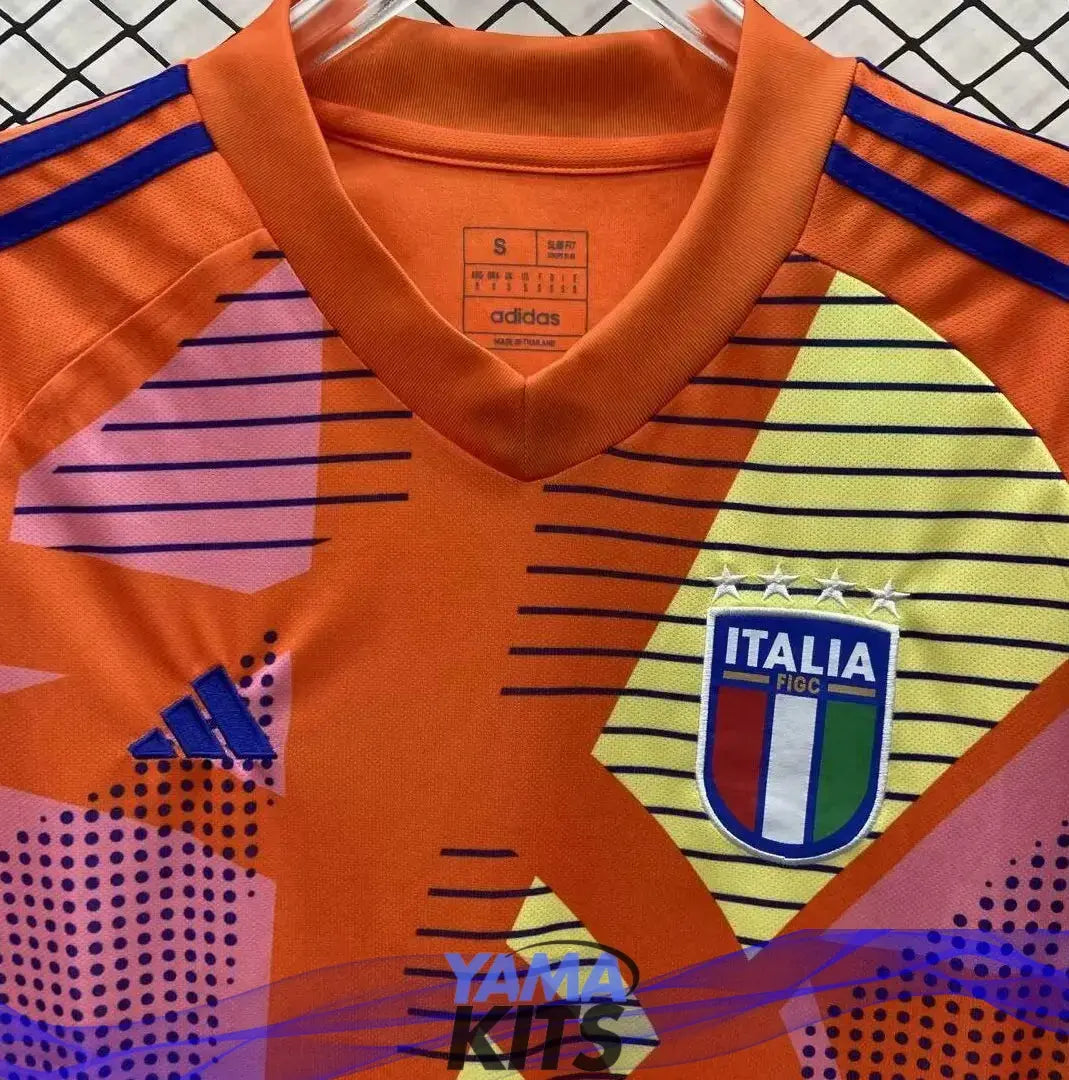 Maillot Italie Domicile Gardien Italie "Orange" 2024/2025 - YamaKits