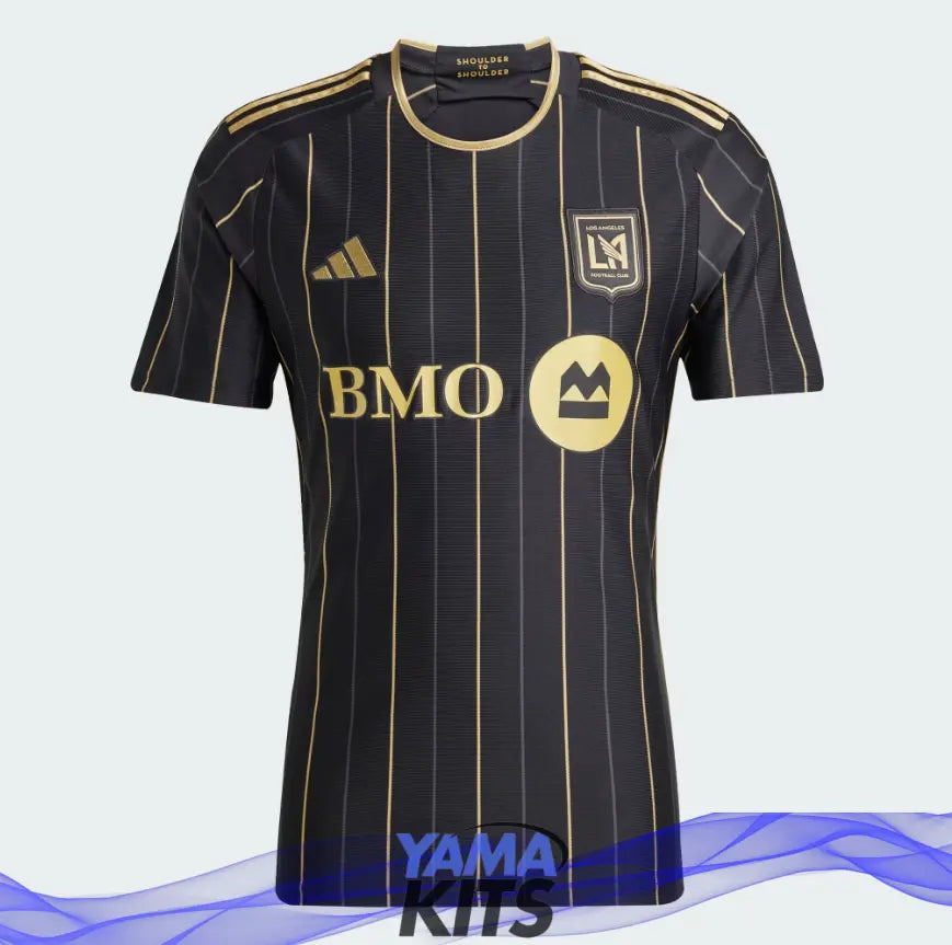Maillot Los Angeles Domicile "Noir,or" 2024/2025 YamaKits Foot
