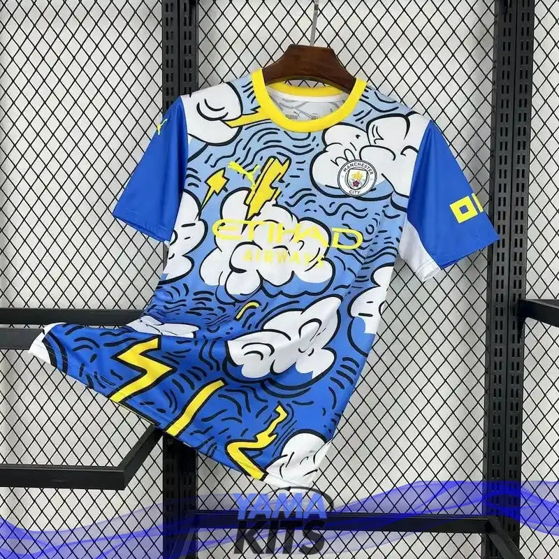 Maillot Manchester City concept "Tempête" 2025/2026 YamaKits Foot