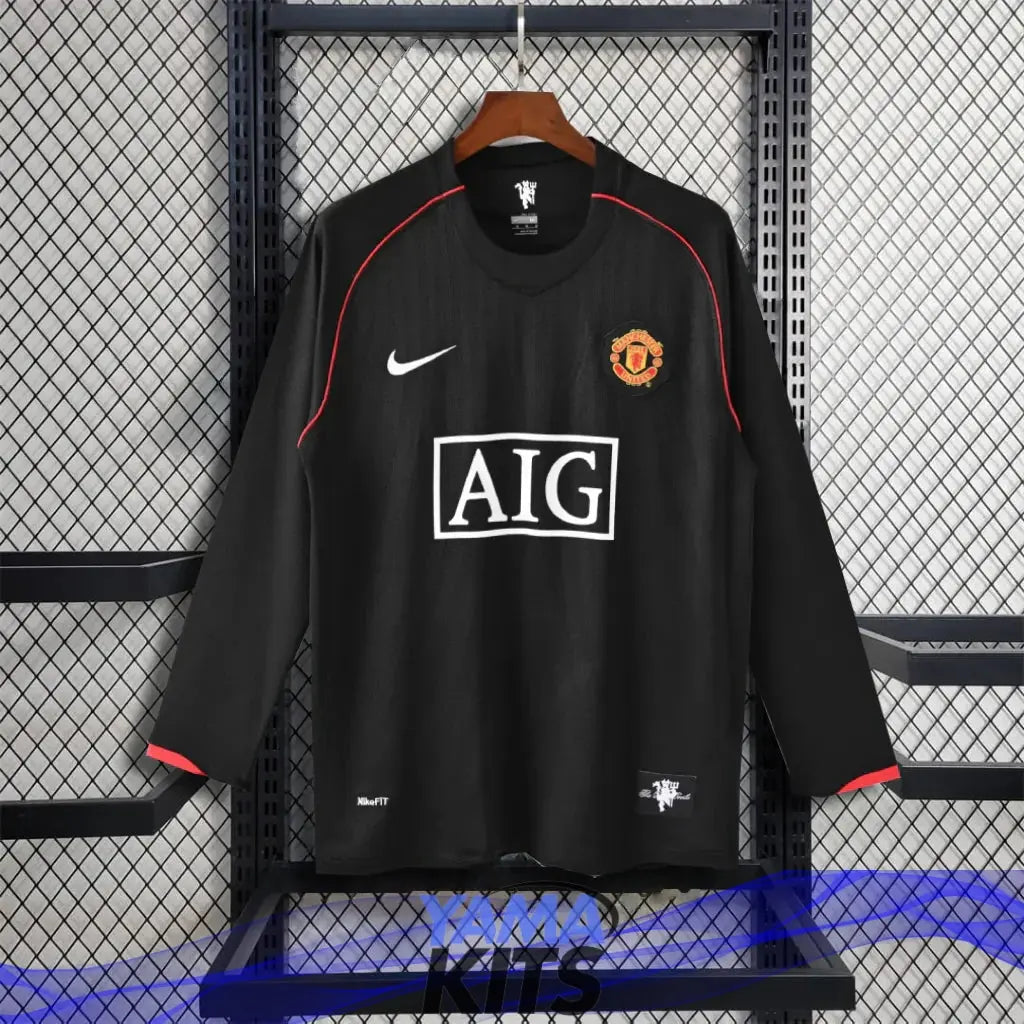 Maillot Manchester United Extérieur Manches Longues 2007/2008 Classic Shirtss