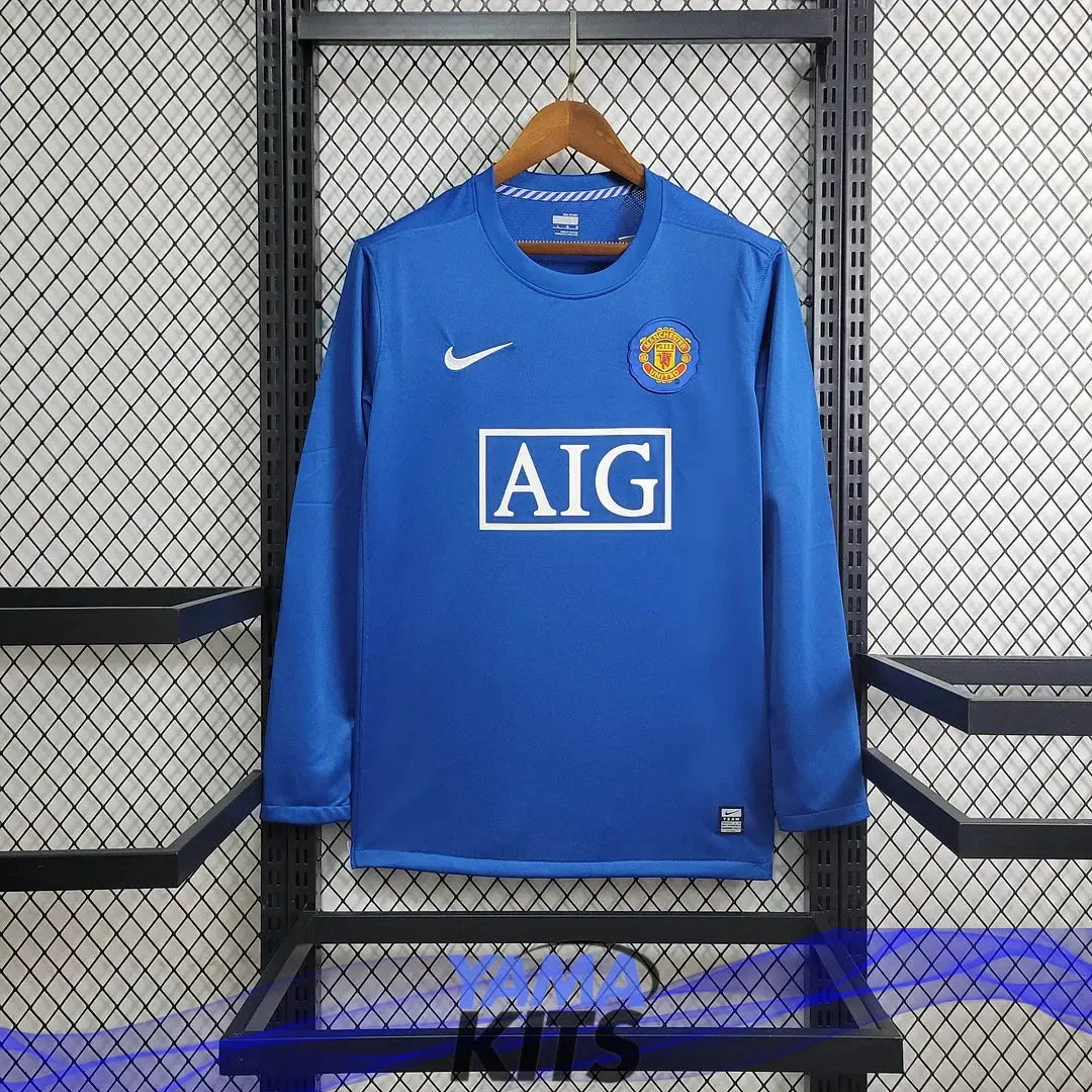 Maillot Manchester United Extérieur Manches Longues 2008/2009 Classic Shirtss