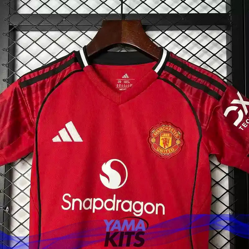Maillot Manchester United enfant Domicile 2025/2026 YamaKits Foot