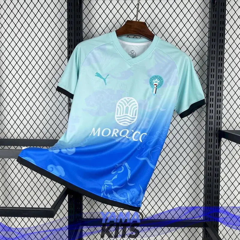 Maillot Maroc concept "Bleu, Vert" 2025/2026 YamaKits Foot
