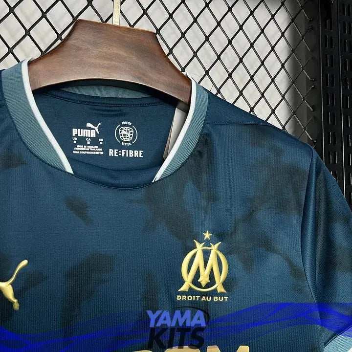 Maillot Marseille extérieur "Bleu" 2024/2025 YamaKits Foot