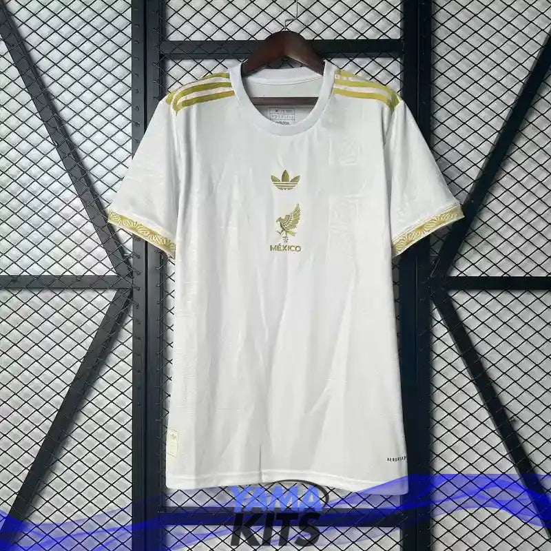Maillot Mexique concept "Blanc, Or" 2025/2026 YamaKits Foot