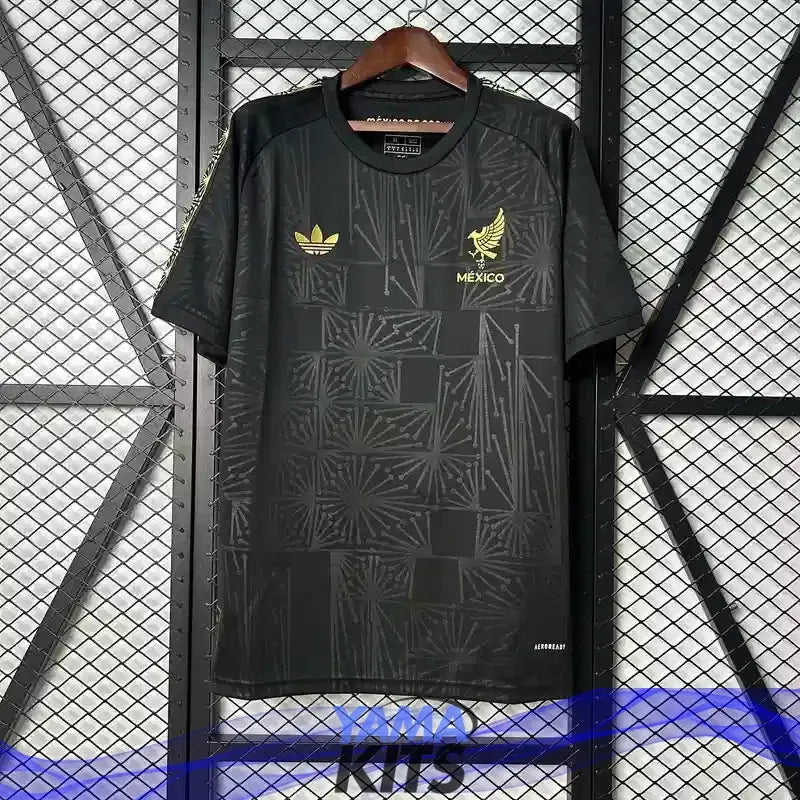 Maillot Mexique concept "Noir" 2025/2026 YamaKits Foot