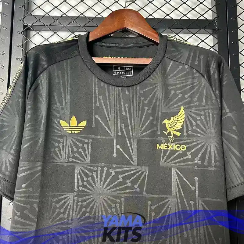 Maillot Mexique concept "Noir" 2025/2026 YamaKits Foot