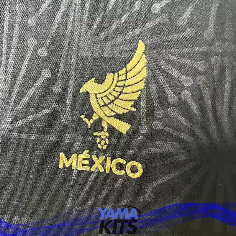 Maillot Mexique concept "Noir" 2025/2026 YamaKits Foot