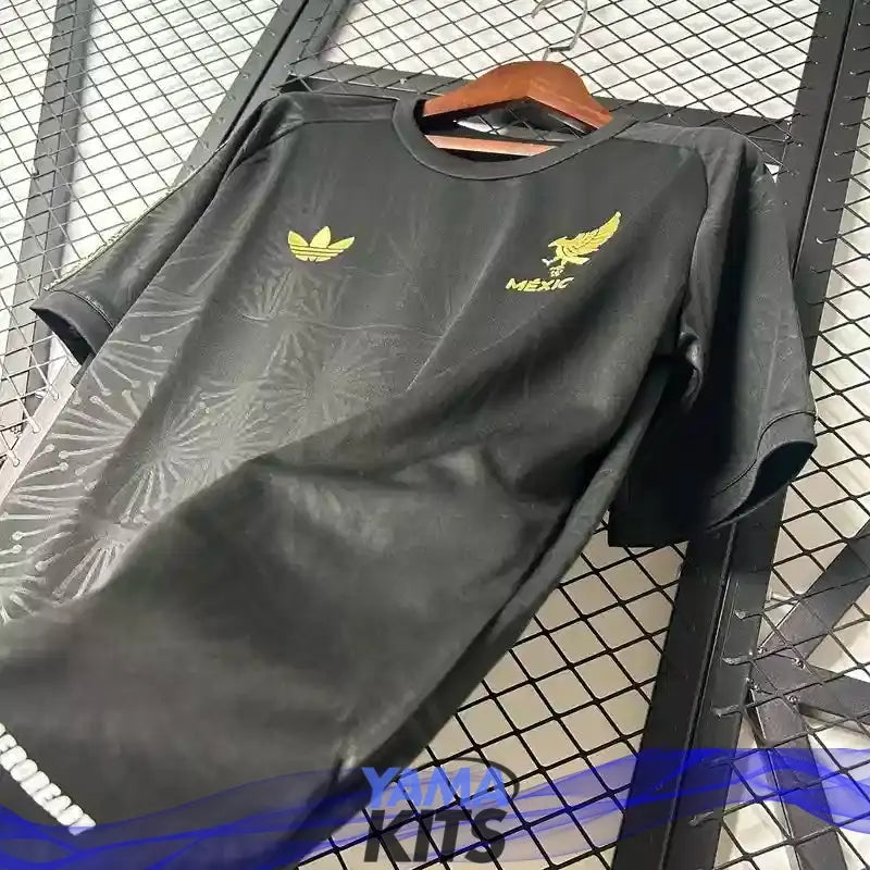 Maillot Mexique concept "Noir" 2025/2026 YamaKits Foot