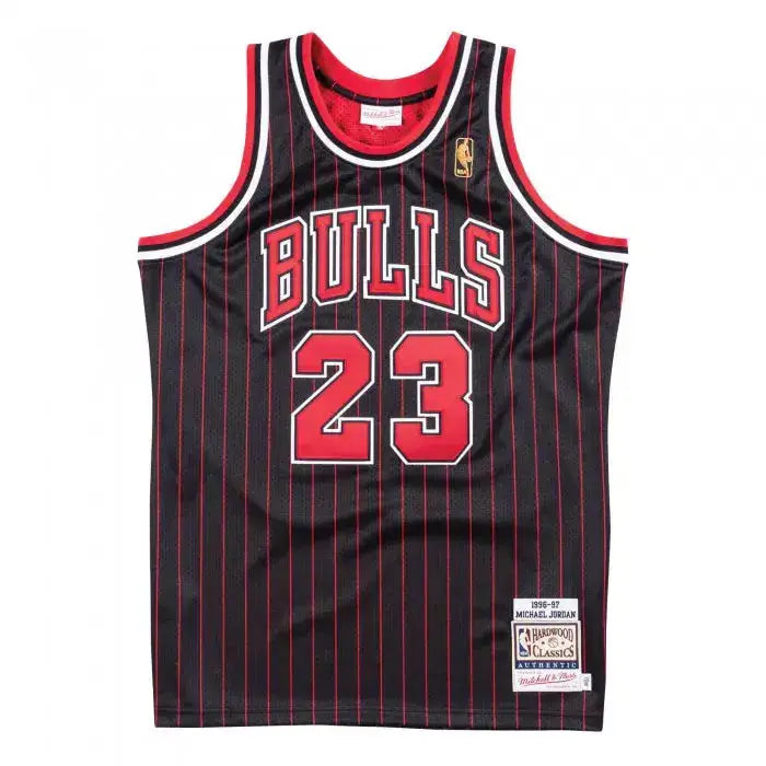 Maillot NBA Michael Jordan Chicago Bulls Noir 1996-97 Mitchell & Ness - Édition Alternate YamaBasketball