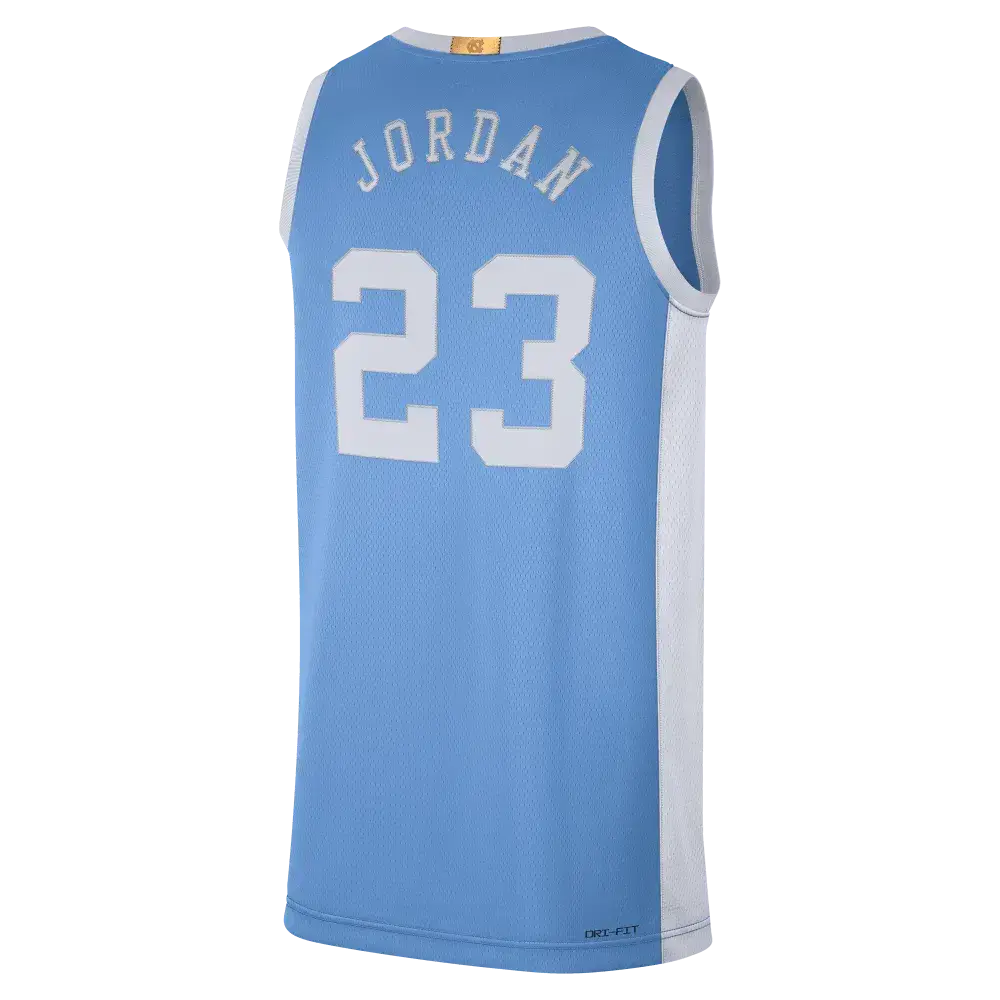 Maillot NCAA Michael Jordan University of North Carolina Bleu Nike - Édition Limitée Domicile YamaBasketball