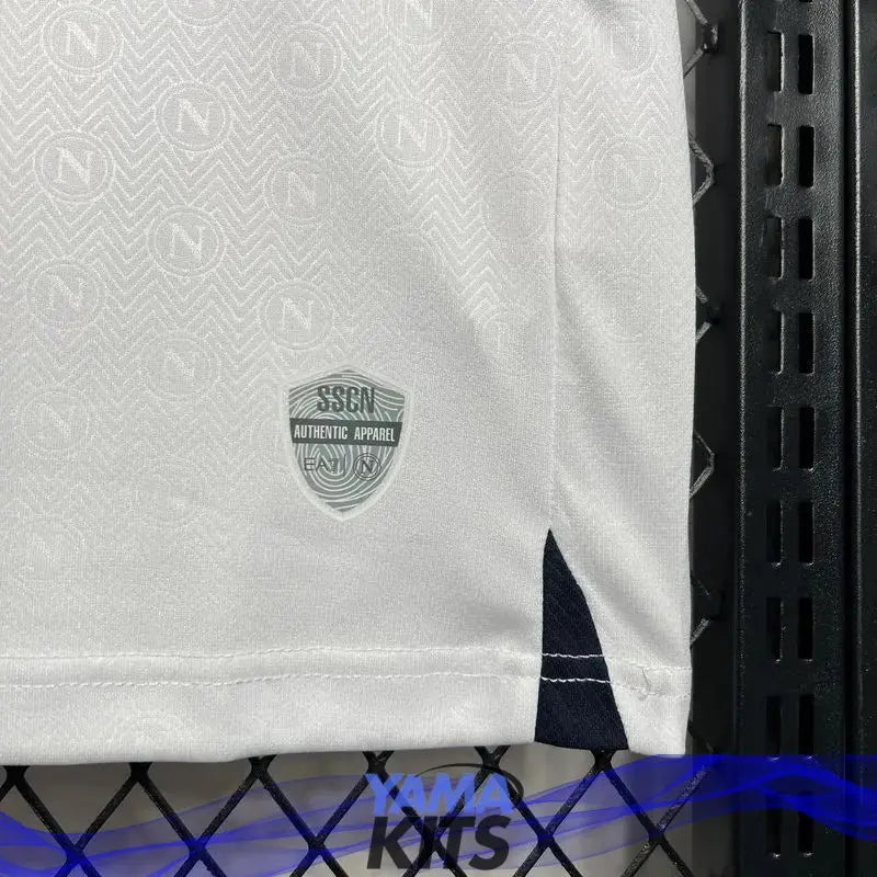 Maillot Napoli extérieur "Blanc" 2024/2025 YamaKits Foot