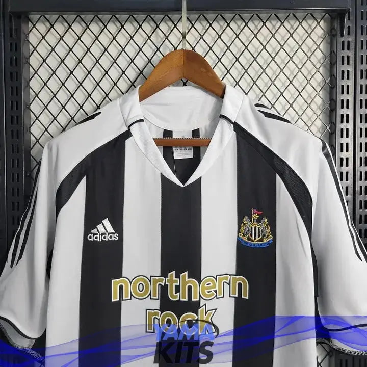 Maillot Newcastle Retro "blanc,Noir" 2004/2005 YamaKits Foot