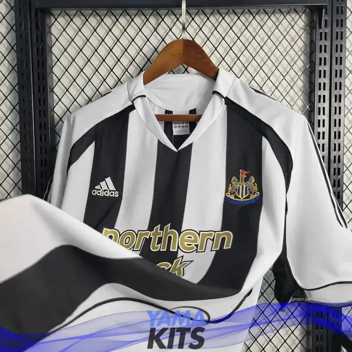 Maillot Newcastle Retro "blanc,Noir" 2004/2005 YamaKits Foot