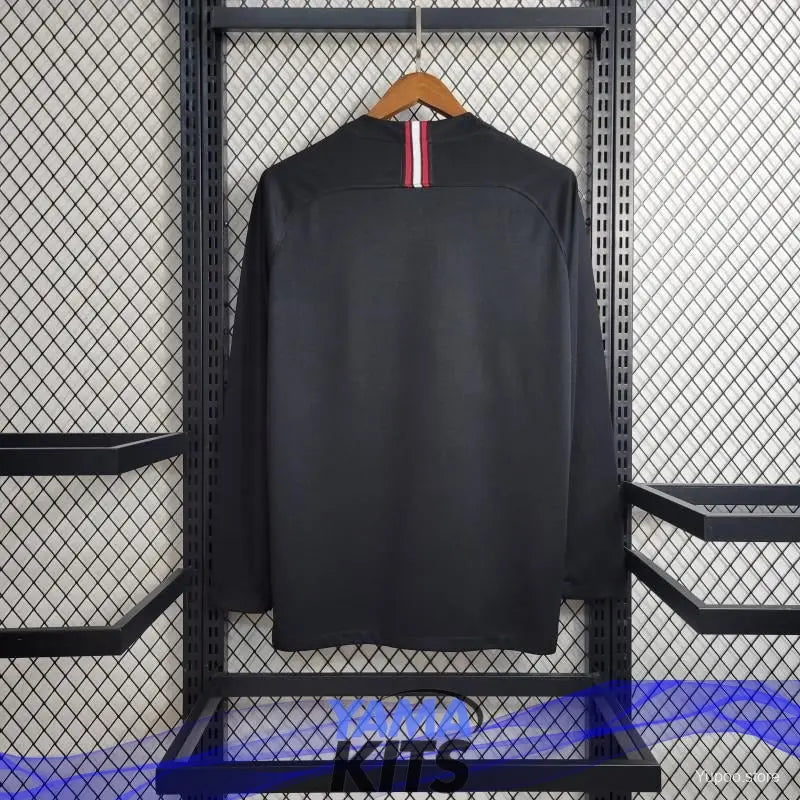Maillot PSG Noir Manches Longues 2018/2019 Classic Shirtss