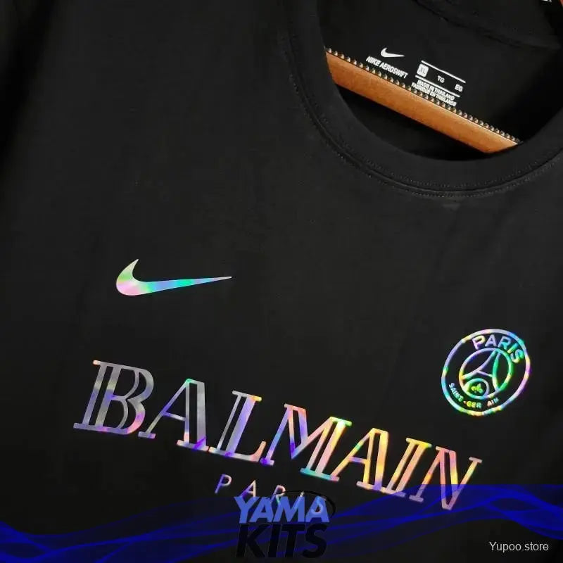 Maillot Paris SG "Balmain,Noir" Concept 2023/2024 - YamaKits