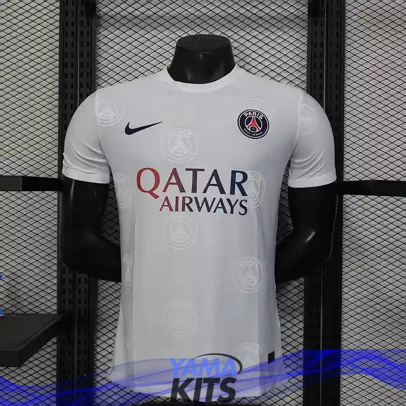 Maillot Paris SG Version "Player, blanc" 2025/2026 YamaKits