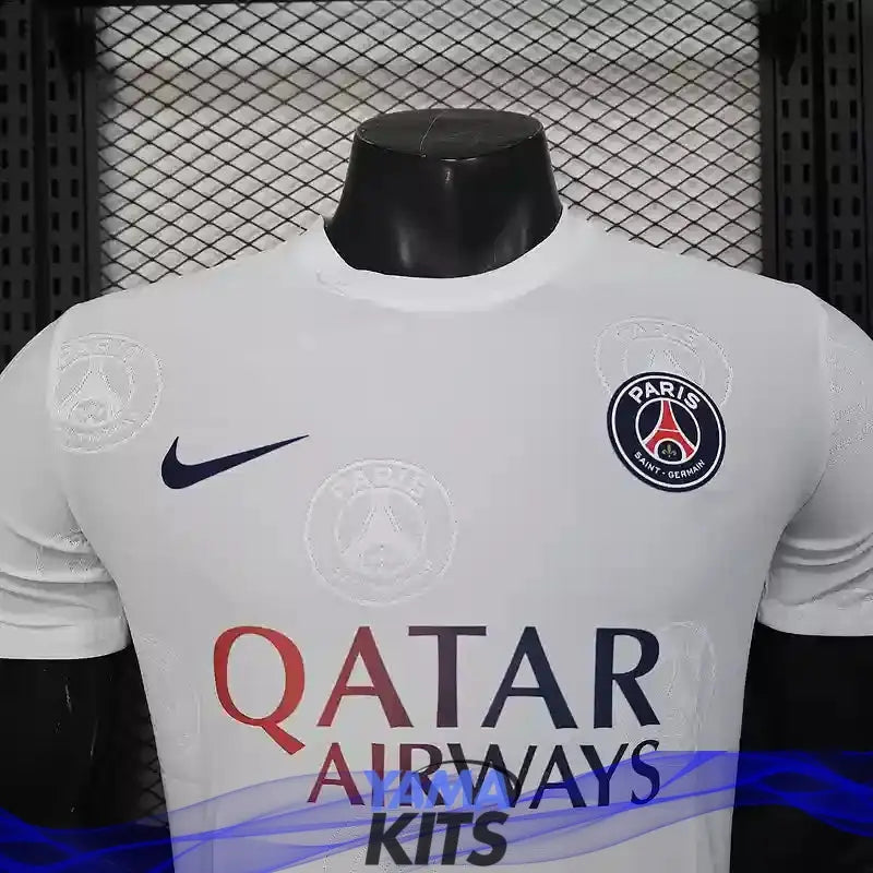 Maillot Paris SG Version "Player, blanc" 2025/2026 YamaKits