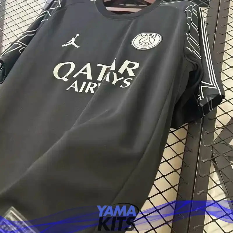 Maillot Paris SG concept « Jordan, noir » 2025/2026 YamaKits