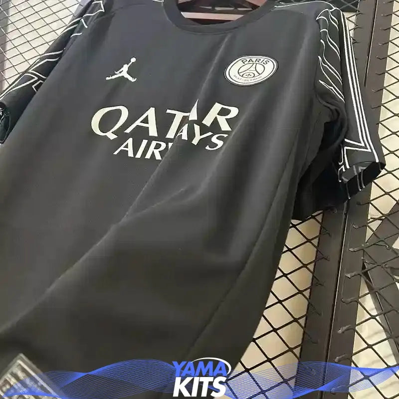 Maillot Paris SG concept « Jordan, noir » 2025/2026 YamaKits