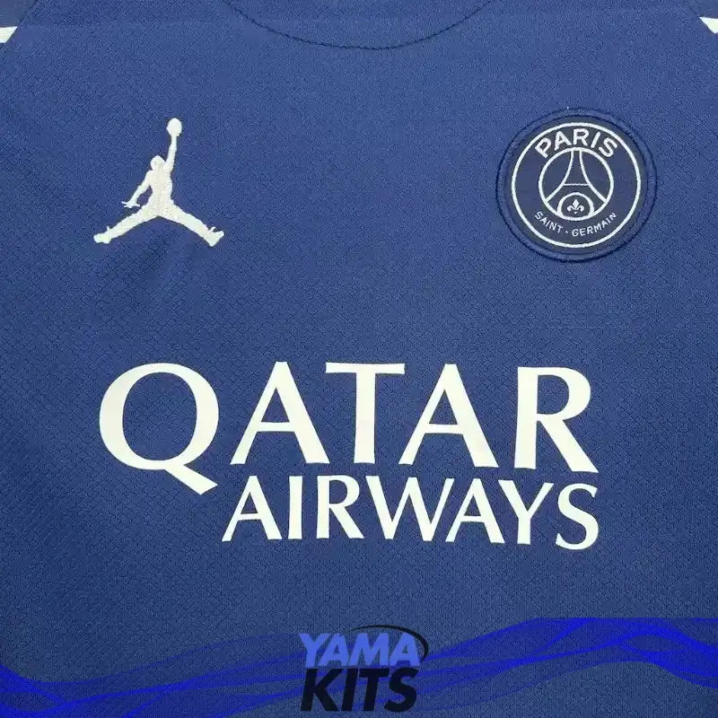 Maillot Paris SG enfant Third "Jordan, bleu" 2024/2025 YamaKits Foot