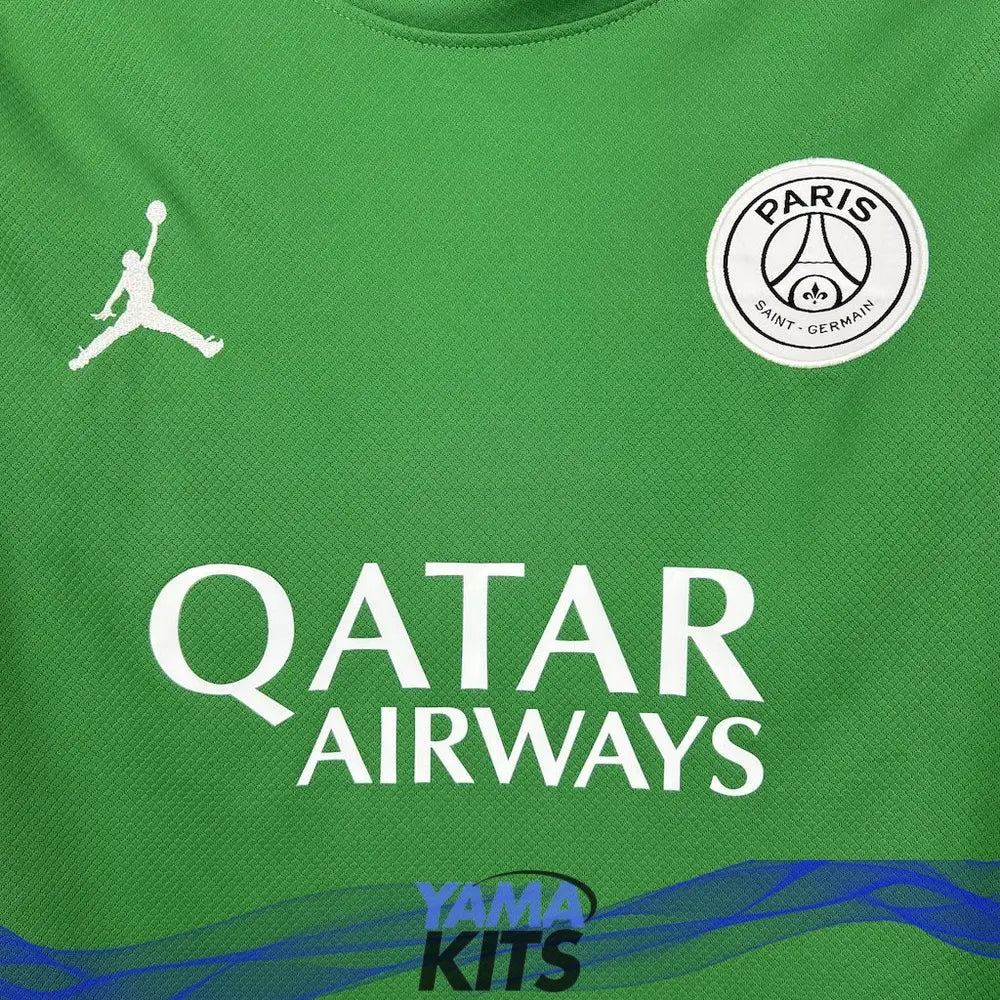 Maillot Paris SG manches longue "Vert 2024/2025 YamaKits Foot