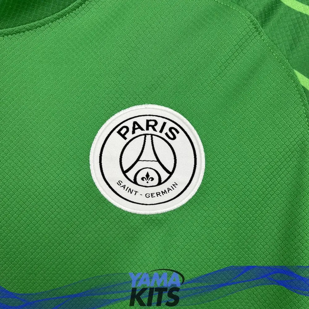 Maillot Paris SG manches longue "Vert 2024/2025 YamaKits Foot