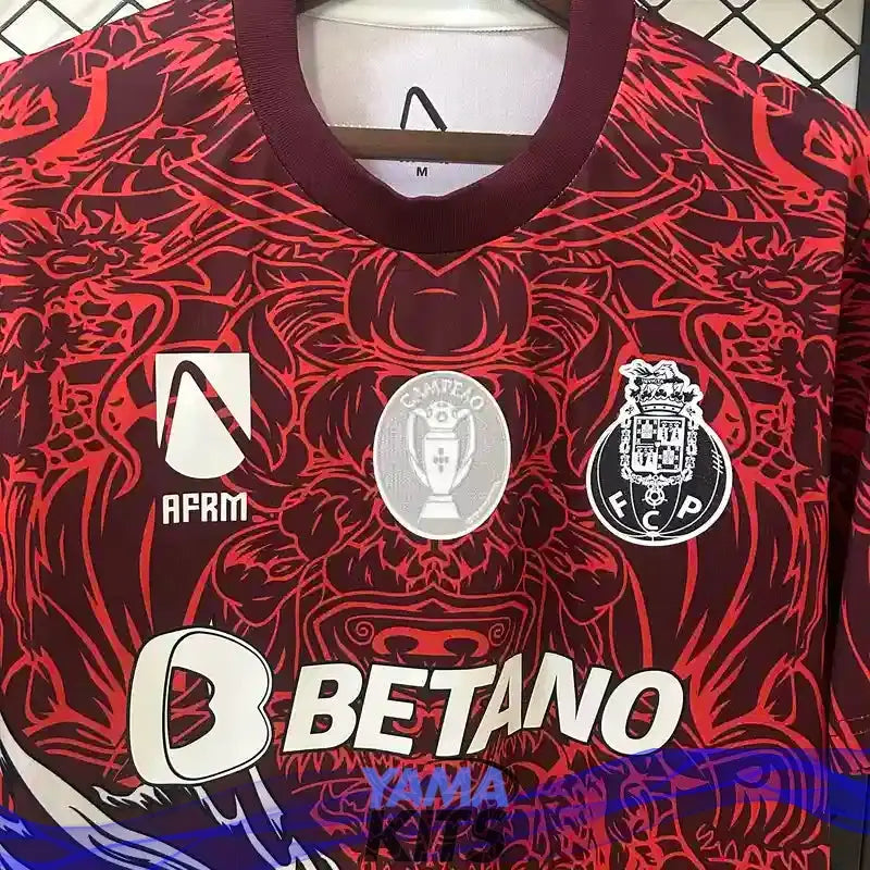 Maillot Porto concept "Rouge" 2025/2026 YamaKits Foot