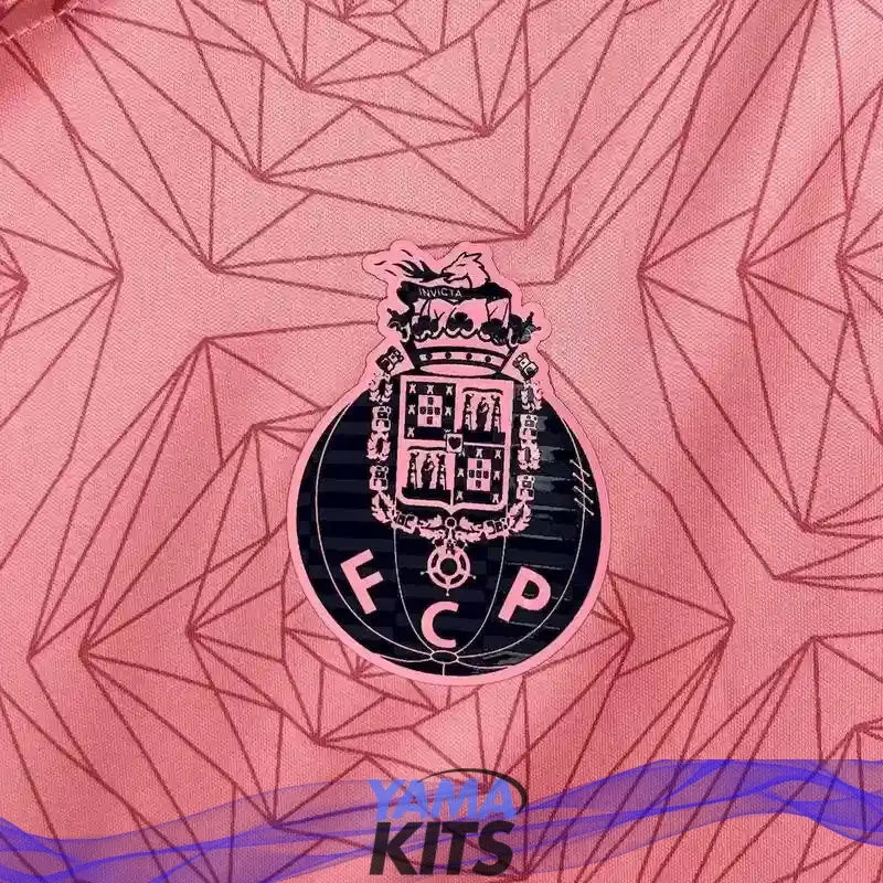Maillot Porto enfant extérieur "Rose" 2025/2026 YamaKits Foot