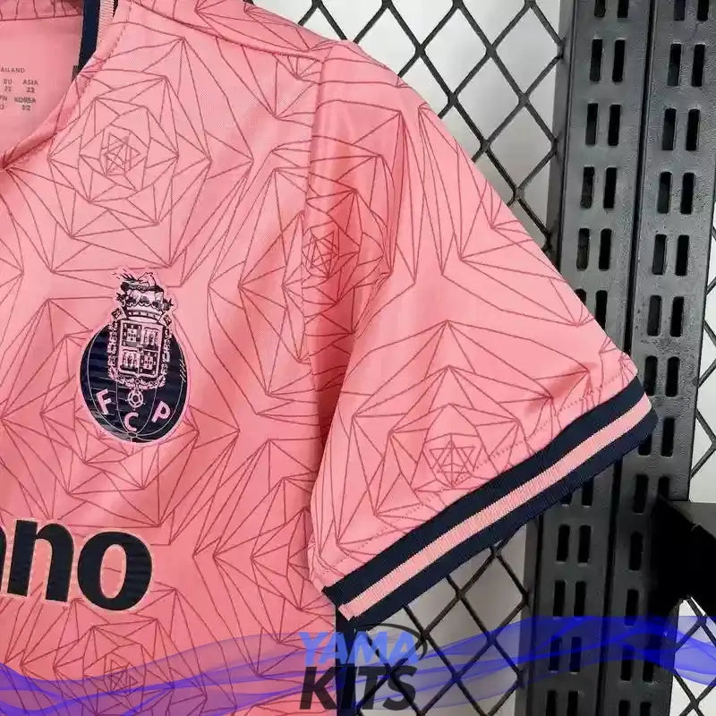 Maillot Porto enfant extérieur "Rose" 2025/2026 YamaKits Foot