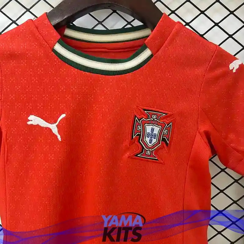 Maillot Portugal ENFANT domicile "Rouge" 2025/2026 YamaKits Foot