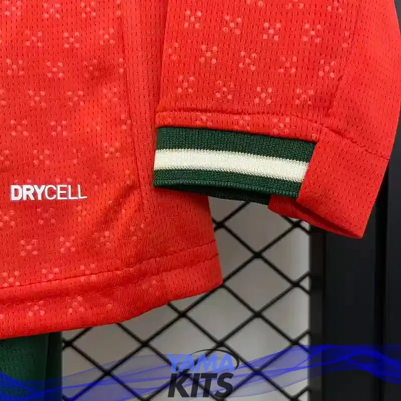 Maillot Portugal enfant manches longues domicile 2025/2026 YamaKits Foot