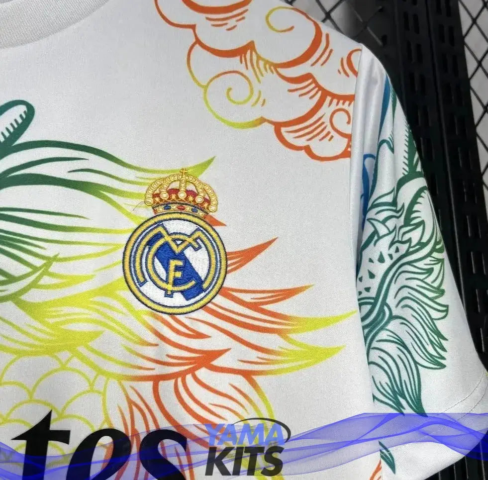 Maillot Real Madrid Concept "Dragon, multicolore" 2024/2025 YamaKits Foot