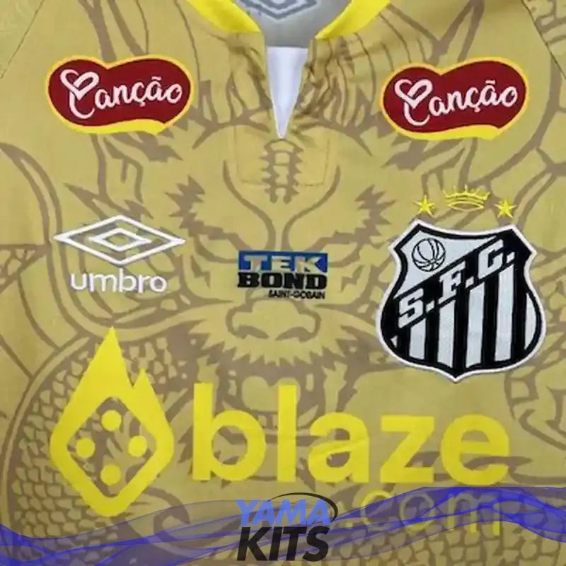 Maillot Santos FC Concept "Jaune" 2025/2026 YamaKits Foot
