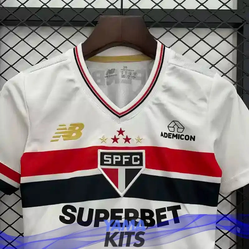 Maillot Sao Paulo enfant domicile 2025/2026 YamaKits Foot