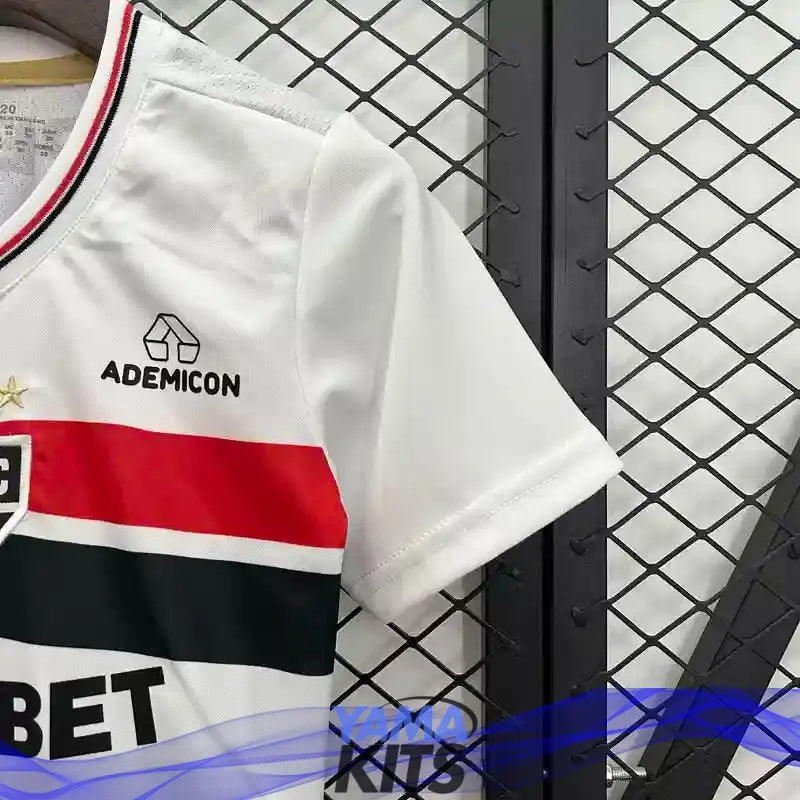 Maillot Sao Paulo enfant domicile 2025/2026 YamaKits Foot