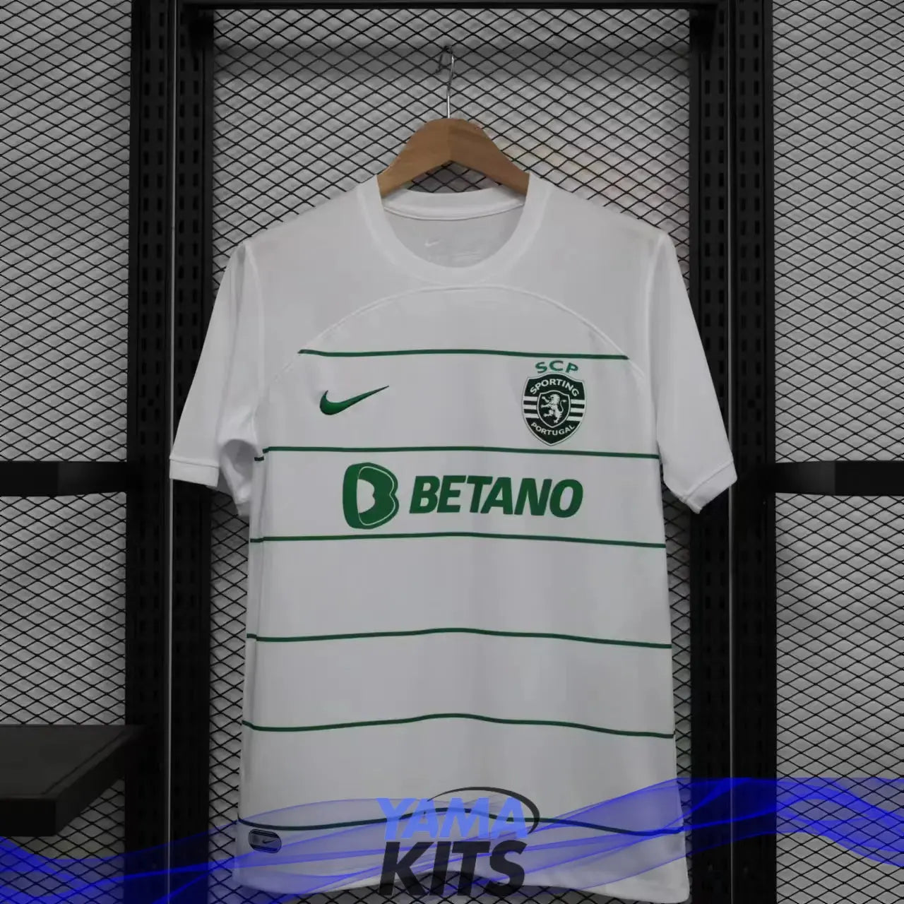 Maillot Sporting extérieur "Blanc" 2023/2024 YamaKits Foot