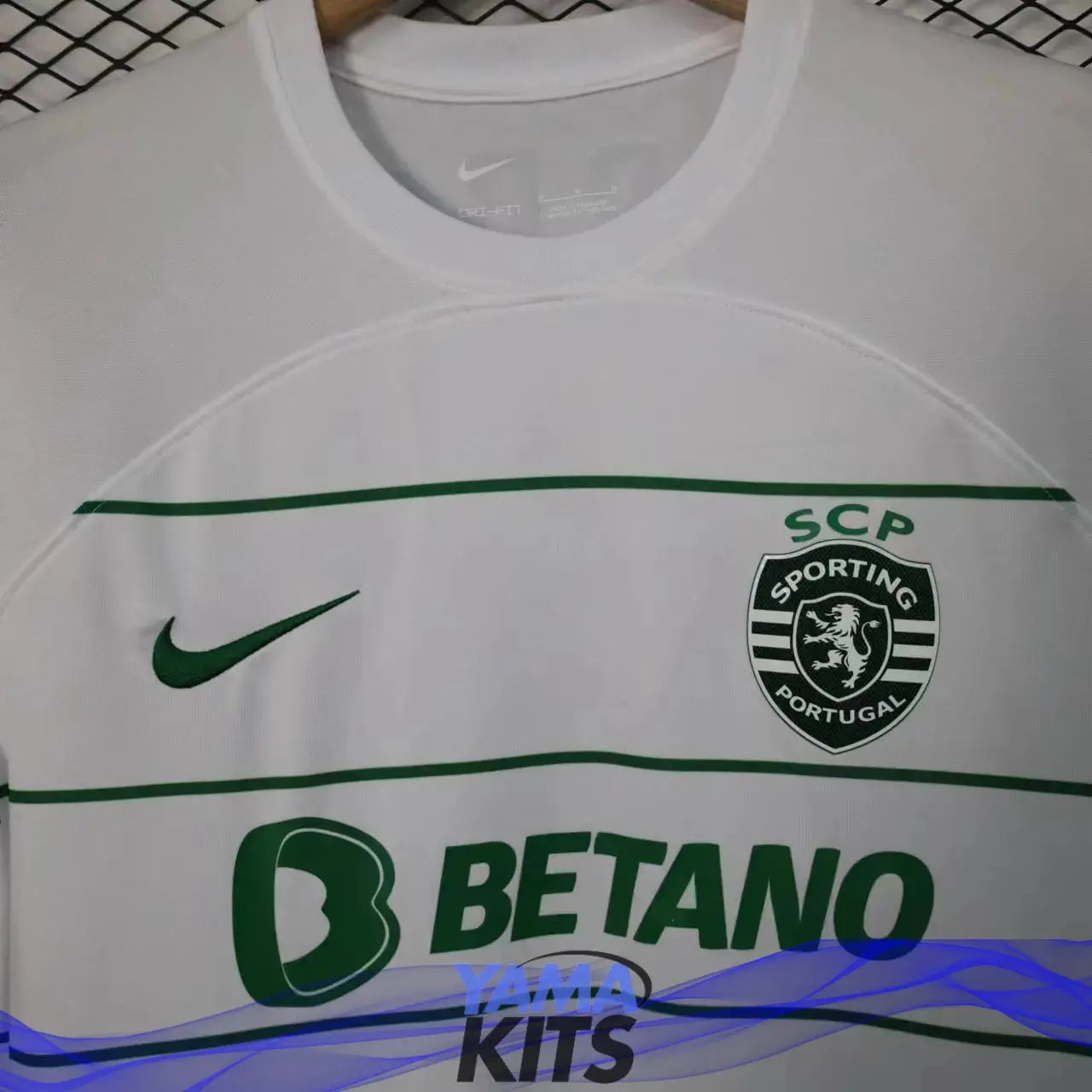 Maillot Sporting extérieur "Blanc" 2023/2024 YamaKits Foot