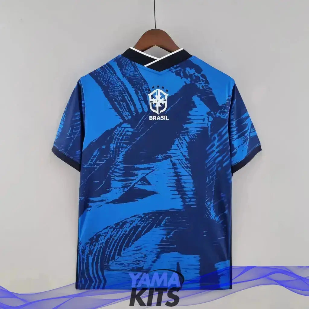 Maillot Brésil concept "bleu" 2024/2025 - YamaKits
