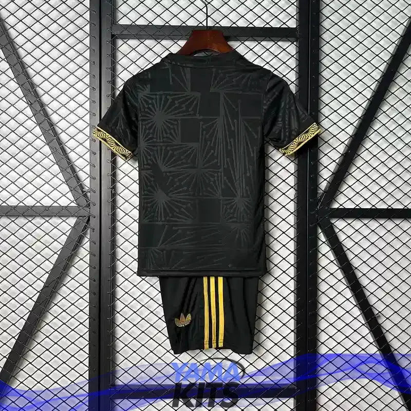 Maillot enfant Mexique "Gold, Noir" 2025/2026 YamaKits Foot