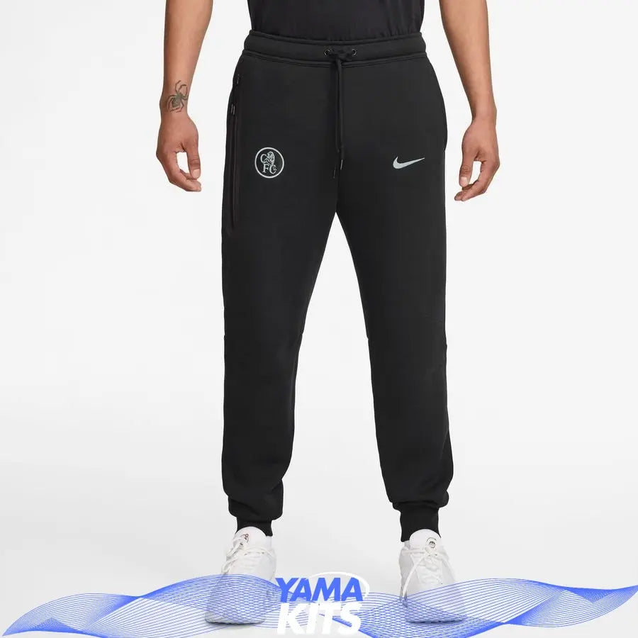 Pantalon Chelsea Tech nike "Noir" fleece 2025/2026 YamaKits Foot