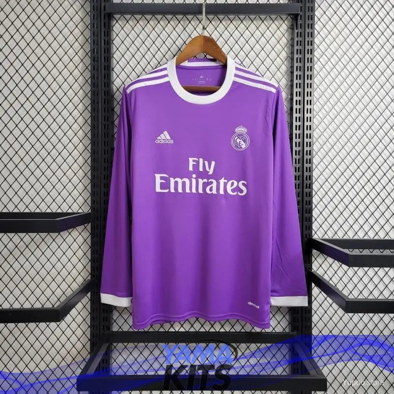 Real Madrid Away Long Sleeve 2016/17 Classic Shirtss