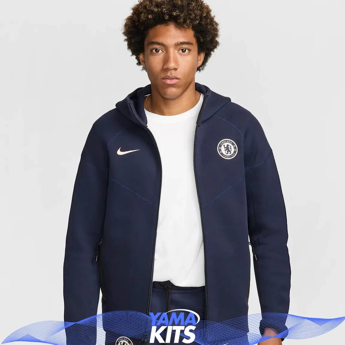 Veste Chelsea tech nike "Bleu" fleece 2024/2025 nike tech