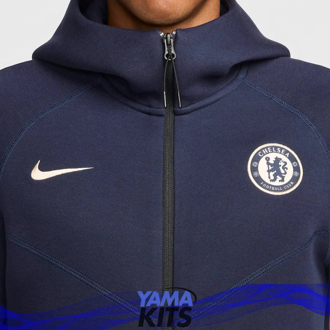 Veste Chelsea tech nike "Bleu" fleece 2024/2025 nike tech